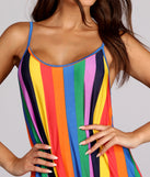 Rainbow Wave Maxi Dress is a trendy pick to create 2023 festival outfits, festival dresses, outfits for concerts or raves, and complete your best party outfits!