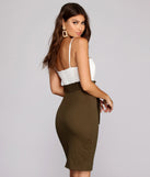 Such A Babe Button Down Midi Dress
