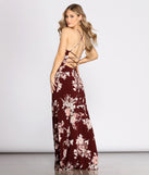The Fine In Florals High Neck Maxi Dress is a gorgeous pick as your 2023 prom dress or formal gown for wedding guest, spring bridesmaid, or army ball attire!