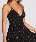Beauty In Floral Skater Dress