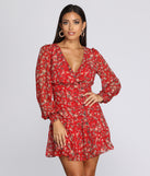 Flowy Floral Mini Dress