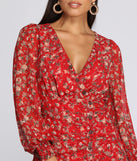 Flowy Floral Mini Dress