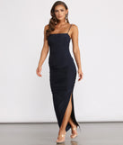 On Your Radar Ruched Maxi Dress