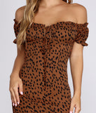Chic And Spotted Mini Dress