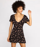 Flirty In Florals Mini Dress