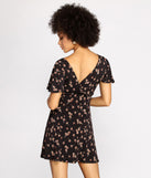 Flirty In Florals Mini Dress
