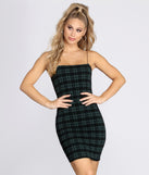 She's A Plaid Girl Mini Dress