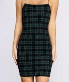 She's A Plaid Girl Mini Dress