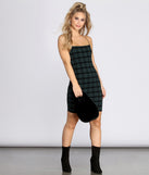 She's A Plaid Girl Mini Dress