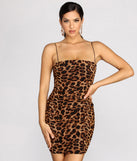 Leopard Mesh Mini Dress for 2022 festival outfits, festival dress, outfits for raves, concert outfits, and/or club outfits