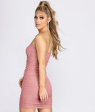 Mesh Well Ruched Mini Dress for 2022 festival outfits, festival dress, outfits for raves, concert outfits, and/or club outfits