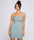 Summer Sweetheart Striped Mini Dress