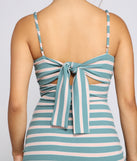 Summer Sweetheart Striped Mini Dress
