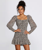 Flow On Chiffon Mini Dress