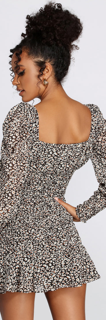 Flow On Chiffon Mini Dress