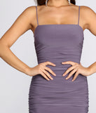 What's The Ruche Midi Dress