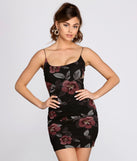 Scoop Neck Floral Mesh Mini Dress is a trendy pick to create 2023 festival outfits, festival dresses, outfits for concerts or raves, and complete your best party outfits!