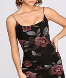 Scoop Neck Floral Mesh Mini Dress is a trendy pick to create 2023 festival outfits, festival dresses, outfits for concerts or raves, and complete your best party outfits!