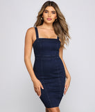Girl Next Door Denim Mini Dress