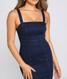 Girl Next Door Denim Mini Dress