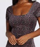 Floral Dream Corduroy Mini Dress is a trendy pick to create 2023 festival outfits, festival dresses, outfits for concerts or raves, and complete your best party outfits!
