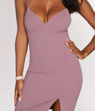 Curve Appeal Crepe Mini Dress