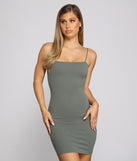 Casual Stunner Crepe Mini Dress
