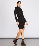 Chic With An Edge Sweater Dress