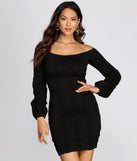 Cable Knit Off Shoulder Sweater Dress creates the perfect New Year’s Eve Outfit or new years dress with stylish details in the latest trends to ring in 2023!