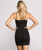 Total Babe Sultry Ruched Mini Dress