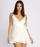 Effortless Beauty Eyelet Mini Dress is a trendy pick to create 2023 festival outfits, festival dresses, outfits for concerts or raves, and complete your best party outfits!