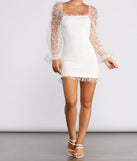 Posh In Polka Dot Smocked Mini Dress