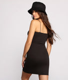 In Knit For A Good Time Basic Mini Dress