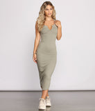 Basic Vibes Knit Midi Dress