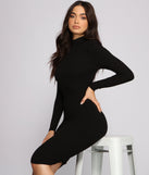 The Every Day Ribbed Knit Midi Dress