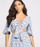 Flowy Floral Woven Midi Dress