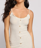 Such A Sweetheart Ribbed Knit Mini Dress