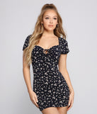 Such A Flirt Ditsy Floral Mini Dress is a trendy pick to create 2023 festival outfits, festival dresses, outfits for concerts or raves, and complete your best party outfits!