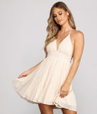 Weekend Getaway Linen Skater Dress