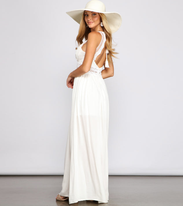 Stylish Girl Summer Crochet Maxi Dress | Windsor
