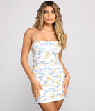 Butterfly Charm Ruched Mini Dress is a trendy pick to create 2023 festival outfits, festival dresses, outfits for concerts or raves, and complete your best party outfits!