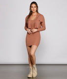 Casually Chic Ribbed Knit Mini Dress for 2022 festival outfits, festival dress, outfits for raves, concert outfits, and/or club outfits