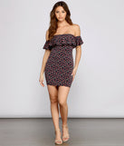 Floral Feels Ruffled Mini Dress