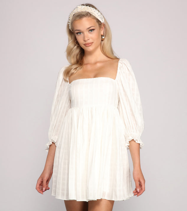 Sweet Style Babydoll Dress Windsor