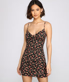 Floral Passion Sleeveless Mini Dress is a trendy pick to create 2023 festival outfits, festival dresses, outfits for concerts or raves, and complete your best party outfits!