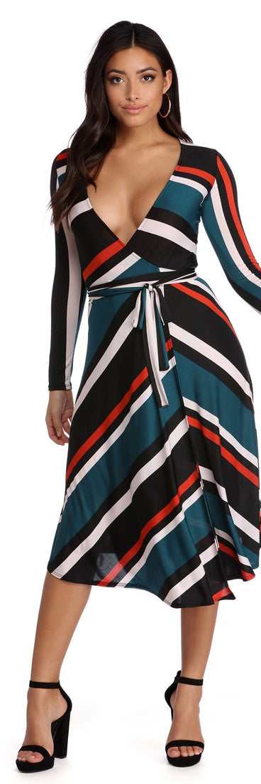 Multi Wrap It Up Dress