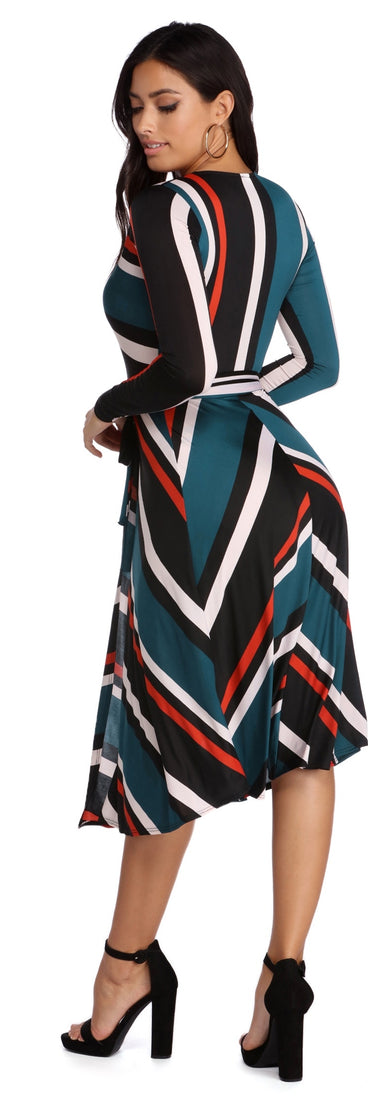 Multi Wrap It Up Dress