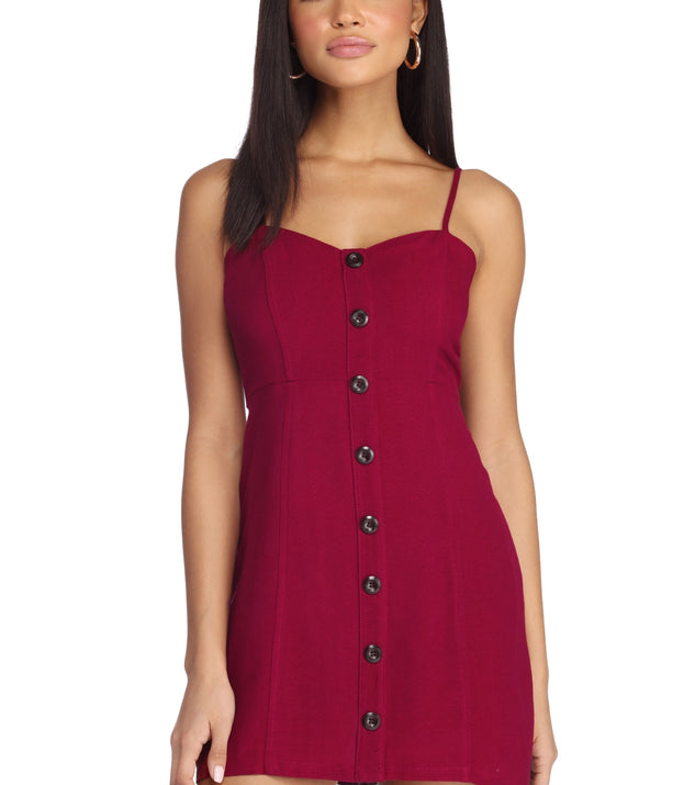 Babe In A Button Down Dress