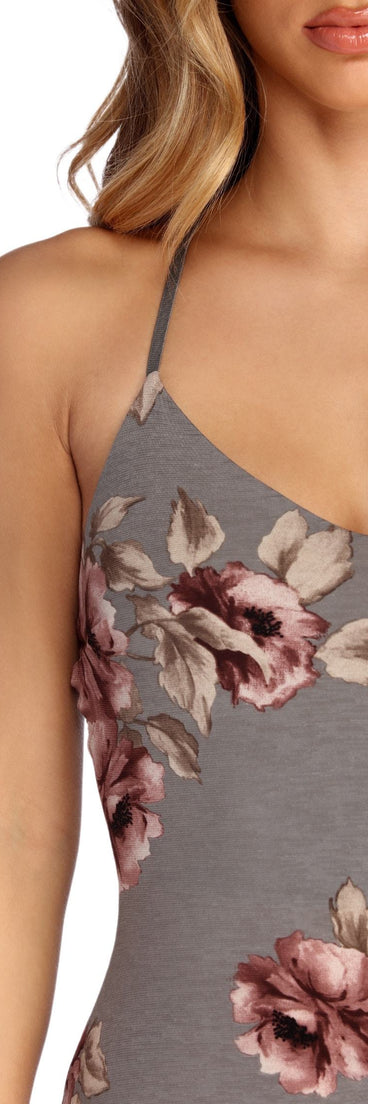 Feelin' The Floral Midi Dress