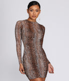 City Slither Mini Dress